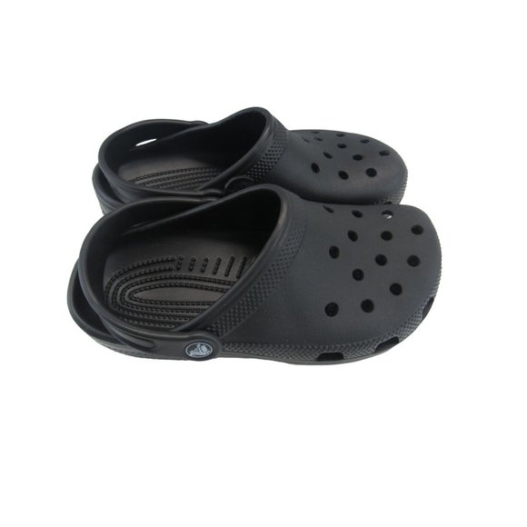 NEW JUNIOR CLASSIC BLACK CLOG - Picture 8 of 15